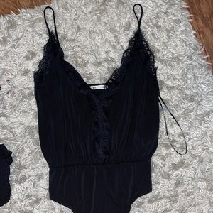 Zara Black bodysuit
